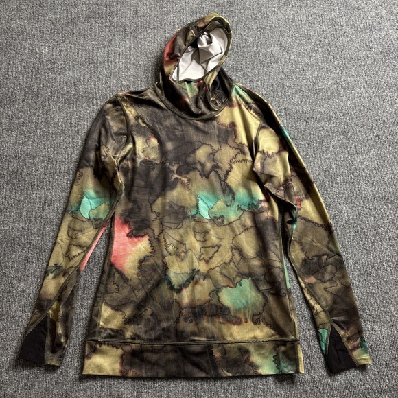 Burton Tops - Burton AK Polartech Power Stretch Hoodie Size Women's Small Multicolor